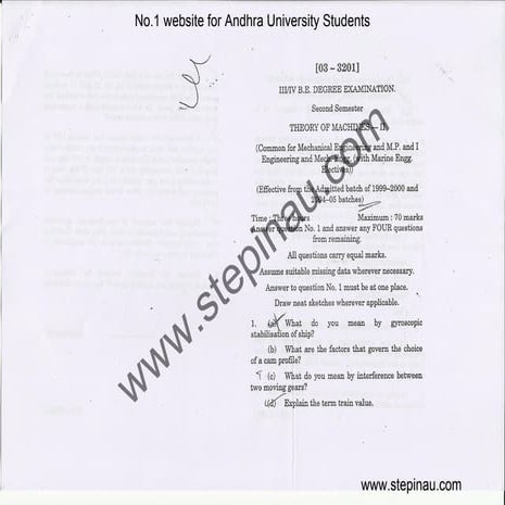 Theory of machines2_2008