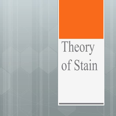 Theory of stain
