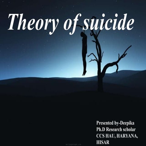 Theory of suicide