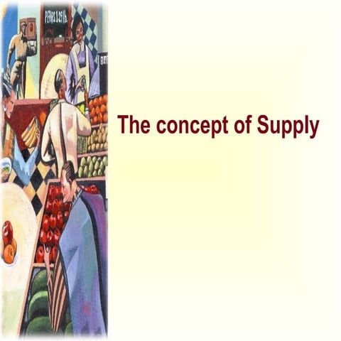 theory of supply, meaning, types, determinants of supply
