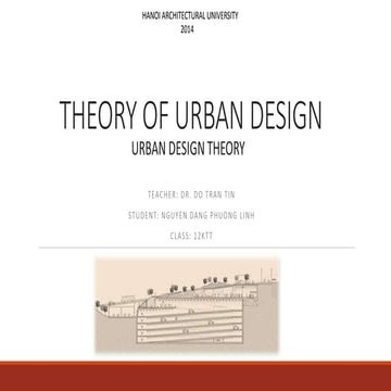 Theory of urban design
