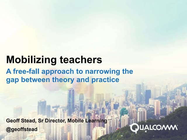 Mobile Learning tips for teachers (the gap between theory and practice)