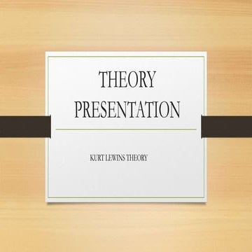 Theory presentation | PPT