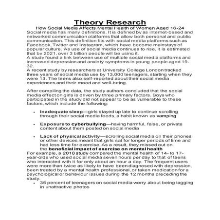 Theory research