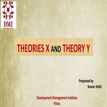Theory x and theory y