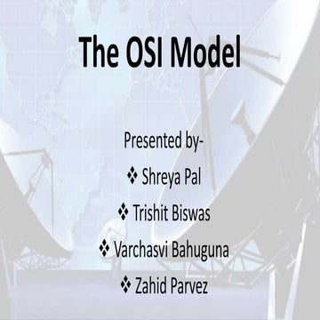 The OSI Model
