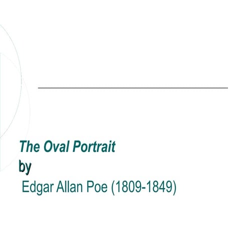 The oval portrait