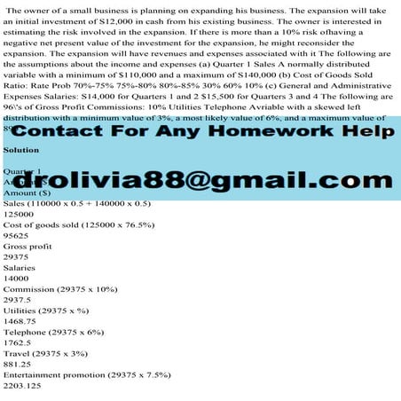 The owner of a small business is planning on expanding his business. .pdf