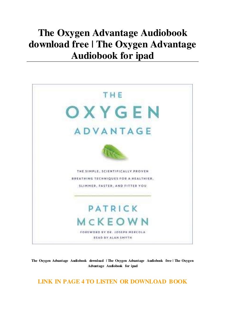 The Oxygen Advantage Audiobook download free The Oxygen Advantage A…