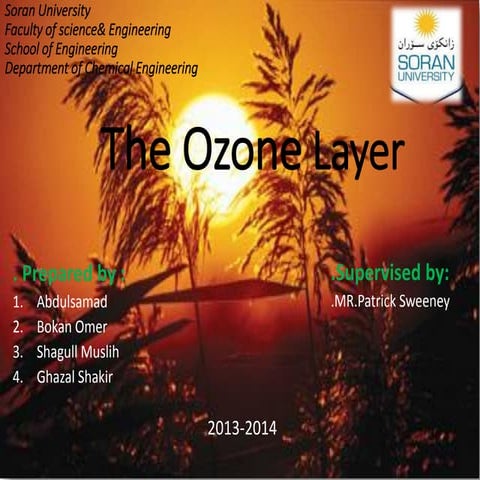 The ozone layer