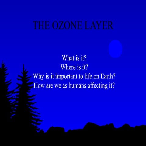 The ozone layer
