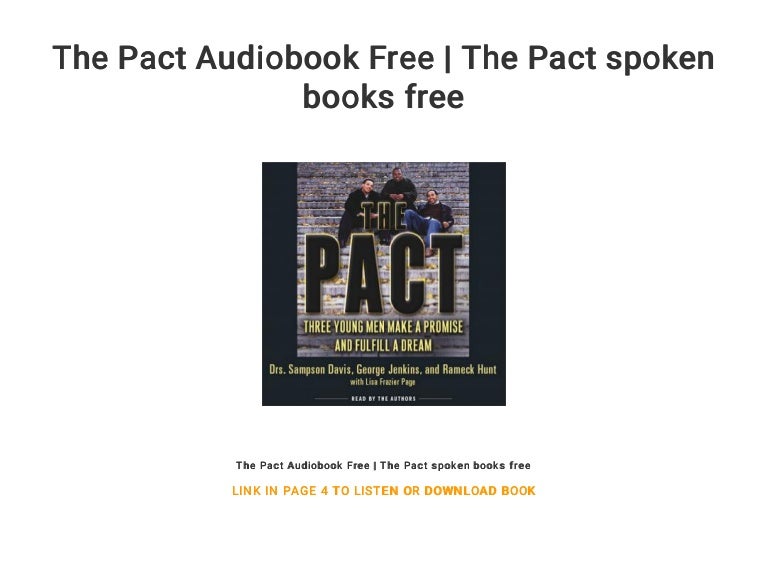 The Pact Audiobook Free | The Pact spoken books free