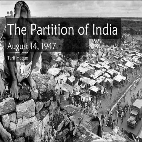 The partition of india