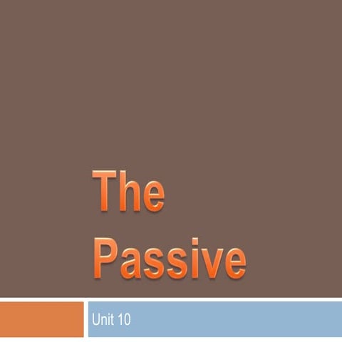 The passive