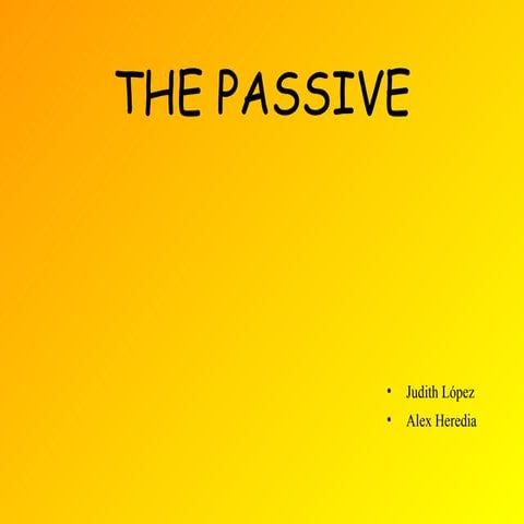 The passive