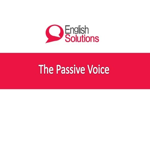 The passive voice