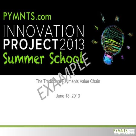 The Payments Value Chain