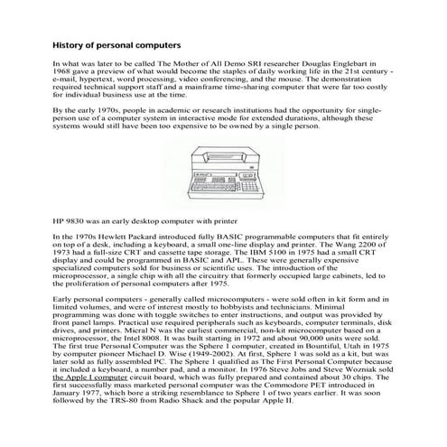 The PC Industry Wars