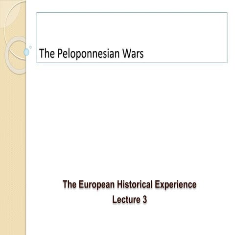The Peloponnesian Wars