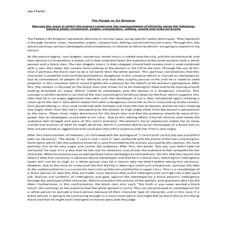 The people vs oj simpson ethnicity | PDF