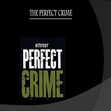 The perfect crime  vacarezza, marquez y ivan