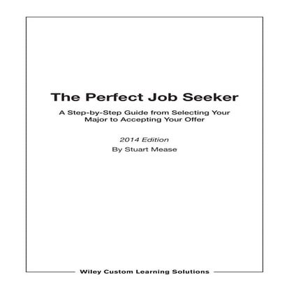The Perfect Job Seeker