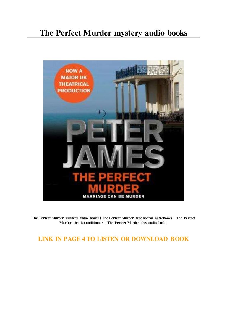 The Perfect Murder mystery audio books