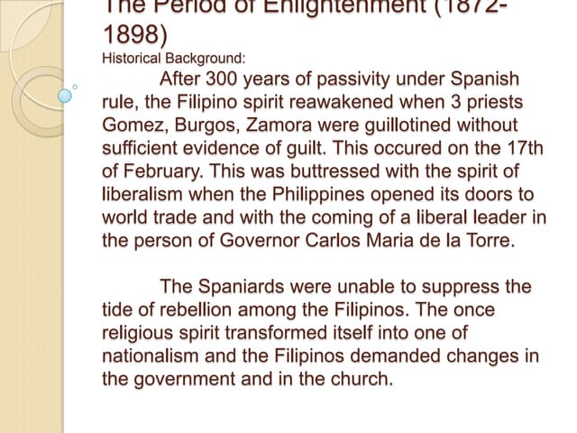 The period of enlightenment (1872 1...