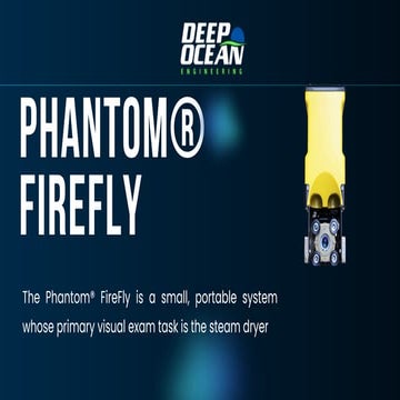 Phantom® FireFly ROV with NIS-300 Control & 1080P Support | PDF