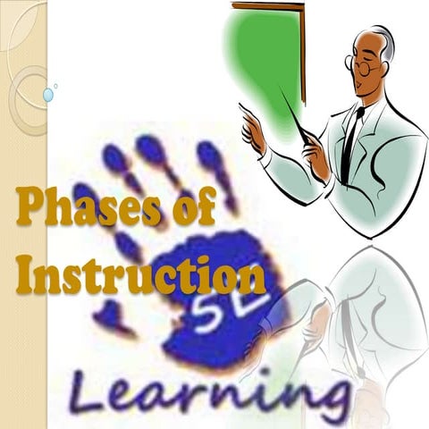 The phases of instruction