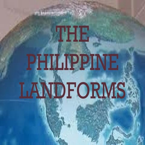 The philippine landforms