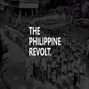 Philippine History (Philippine revolt)