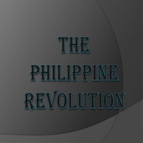 The philippine revolution
