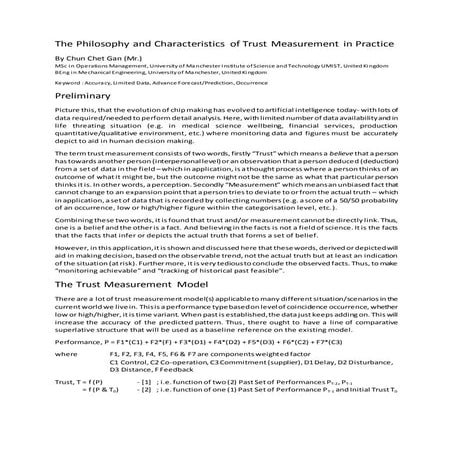 The Philosophy and Characteristics of Trust Measurement in Practice.docx
