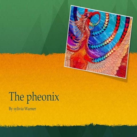 The phoenix by sylvia warner