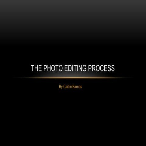 Image and Photo Editting | PPT