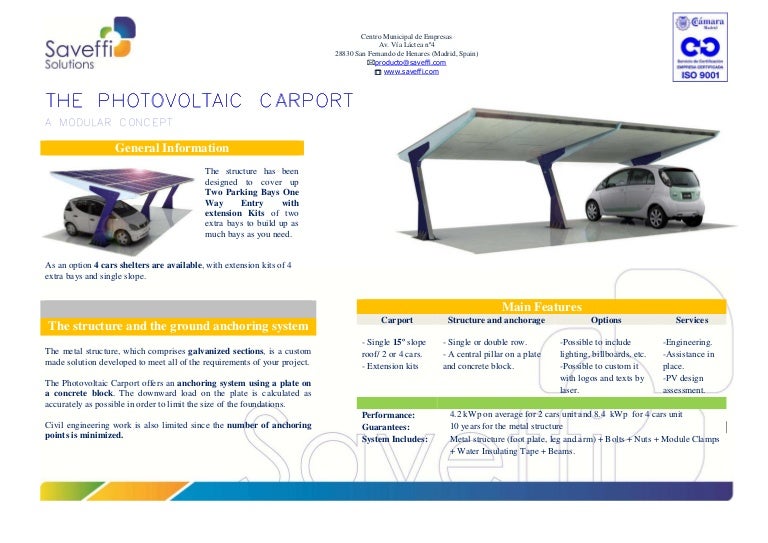 The Photovoltaic Carport