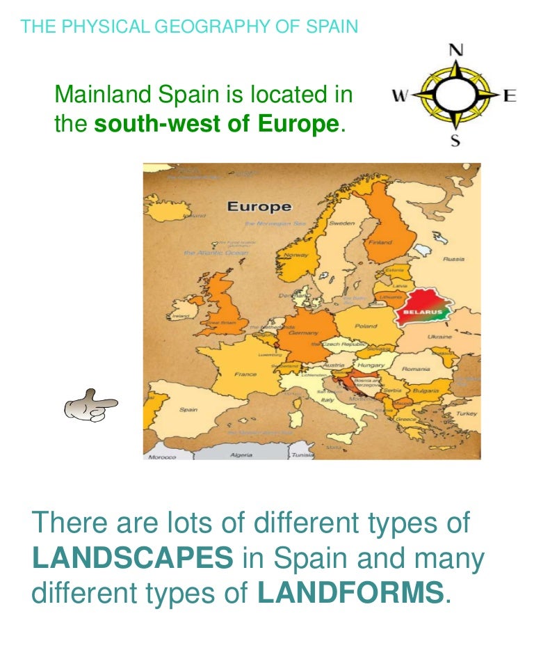 The physical geography of spain