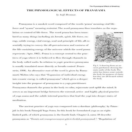 The physiological benefits of pranayama