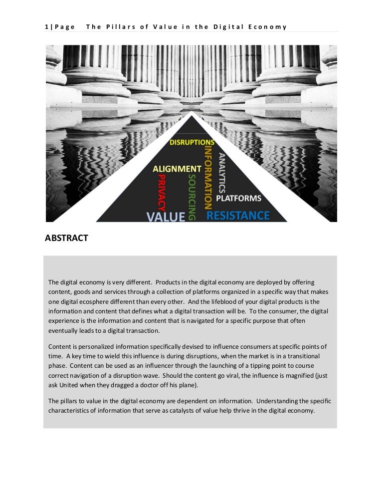 The pillars of value