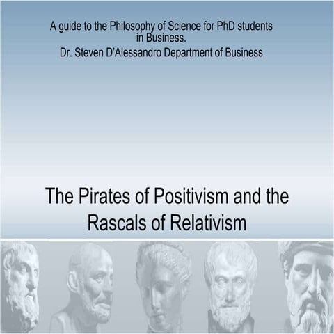 The Pirates Of Positivism And The Rascals Of