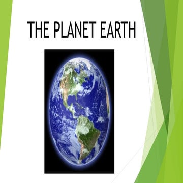 The planet earth