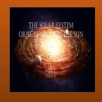 Planet Earth and Beyond: The planets in our solar system