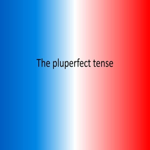 The perfect tense | PPTX