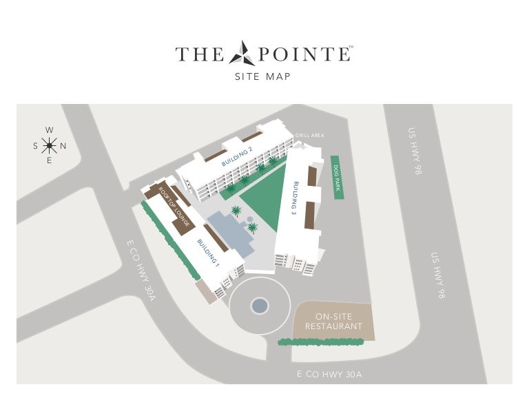 The pointe site map