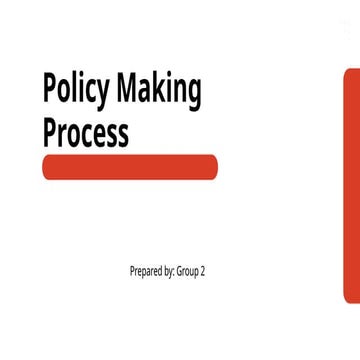 Comprehensive Overview of the Policy Making Process in the Philippines ...