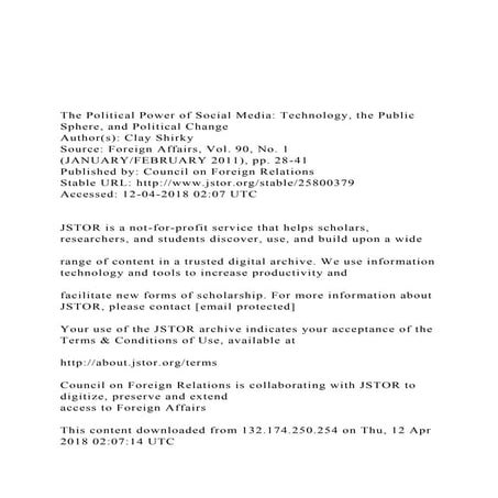 The Political Power of Social Media Technology, the Publ.docx