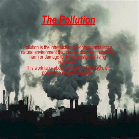 Air and land pollution | PPTX