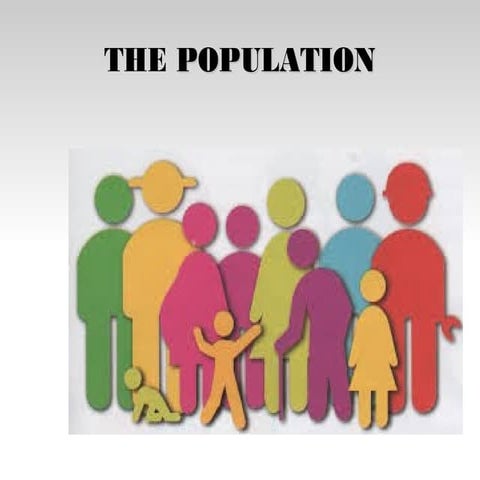  The population 