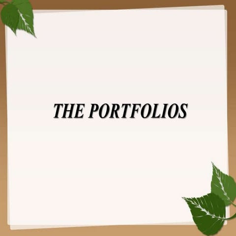 The portfolio